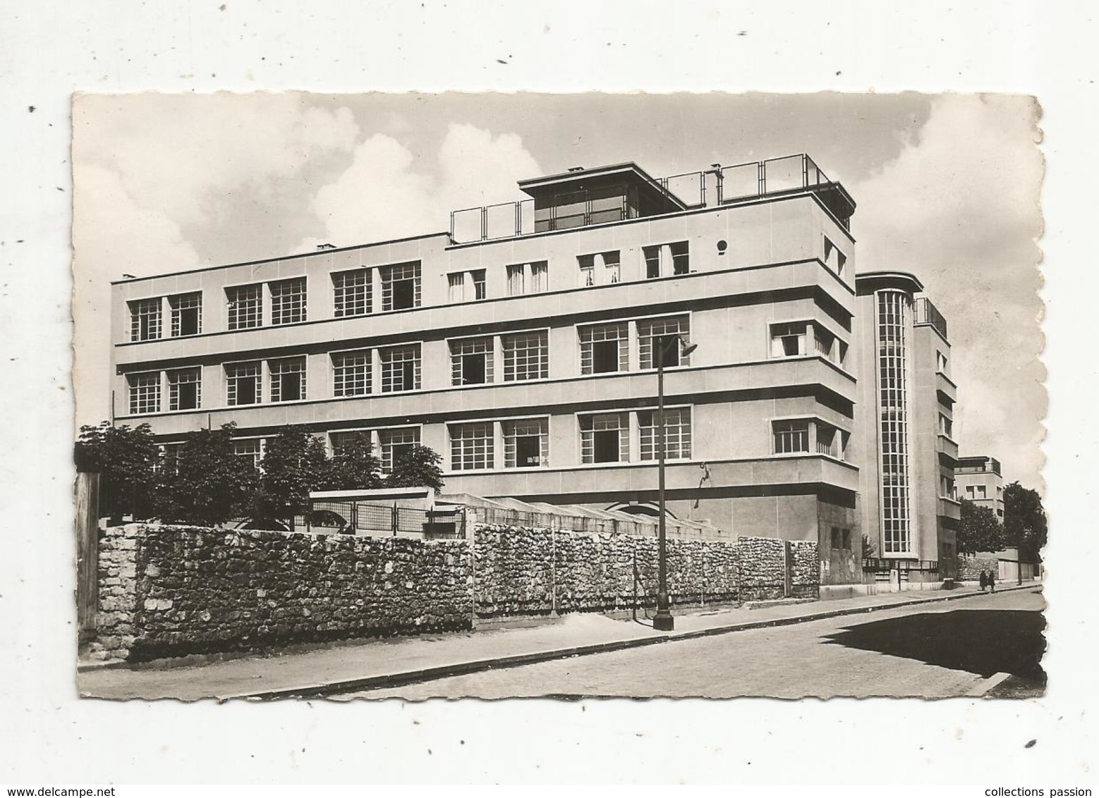 Cp , école De Garçons ,75 ,Paris , Porte D'Aubervilliers ,rue Charles Hermitte , Vierge , Ed. Librairie J. Ciko - Schulen