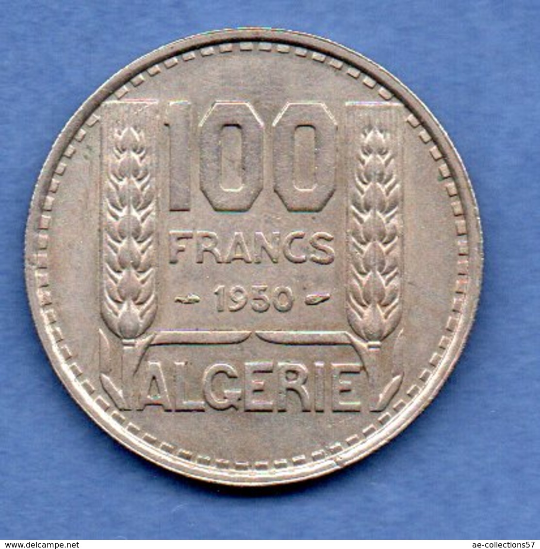 Algérie -  100  Francs 1950  -  Km # 93 -  état  TTB - Algérie