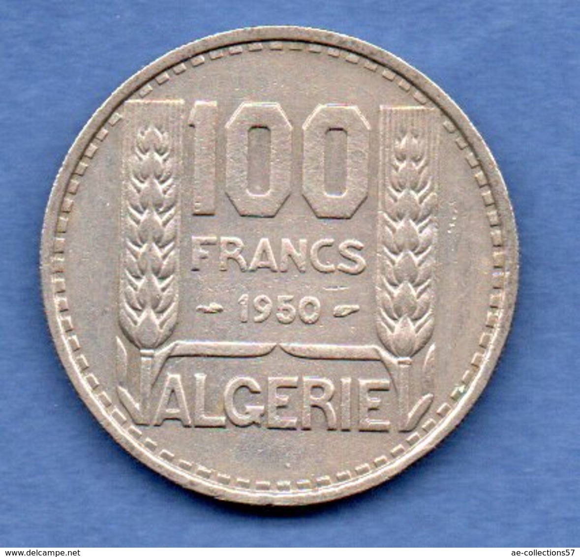 Algérie -  100  Francs 1950  -  Km # 93 -  état  TTB - Algérie