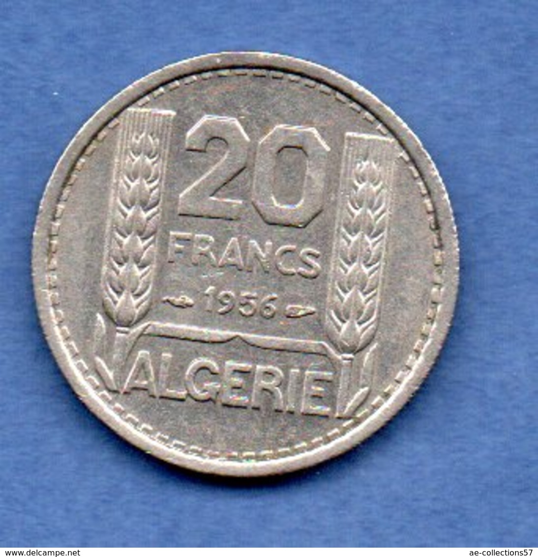Algérie - 20  Francs 1956 -  Km # 91 -  état  SUP - Algérie