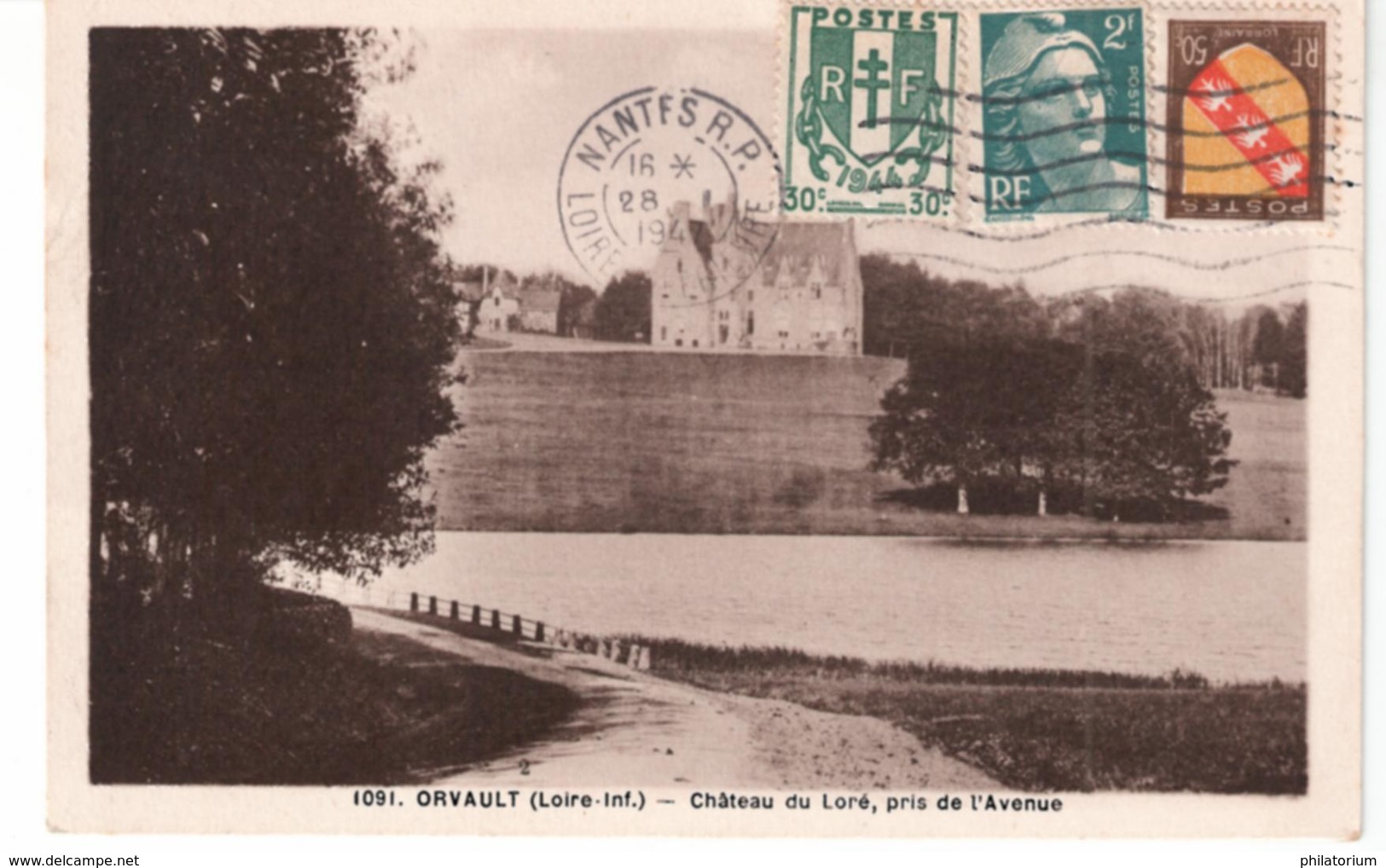 44 ORVAULT Château Du Loré, Pris De L' Avenue - Orvault