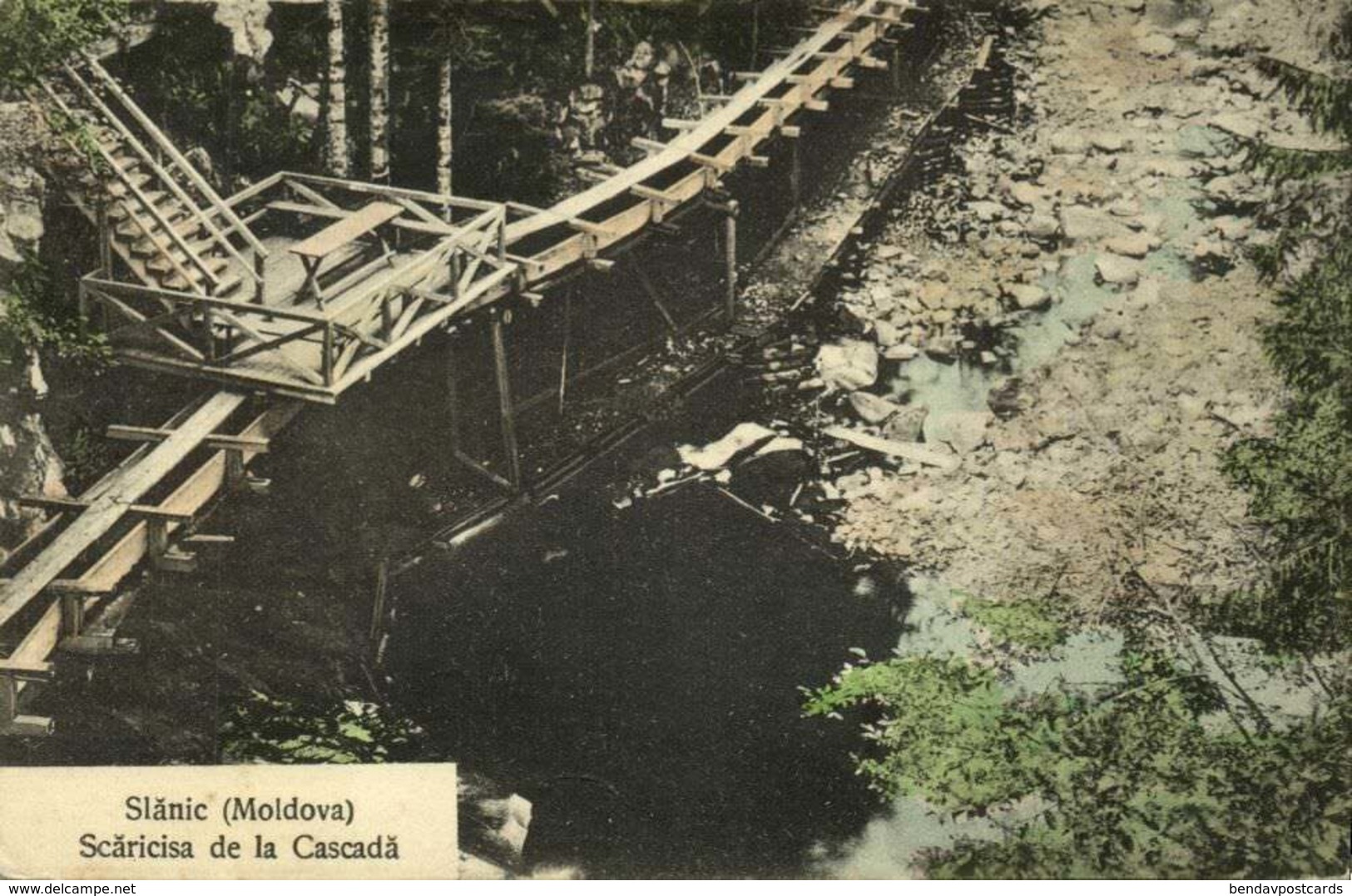 Romania, SLĂNIC, Moldova, Scăricisa De La Cascadă (1910s) Postcard - Romania