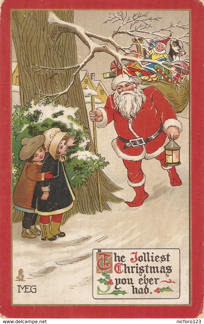 "Children Waiting Father Christmas" Tuck Santa Claus Christmas Ser. PC # 535 - Tuck, Raphael