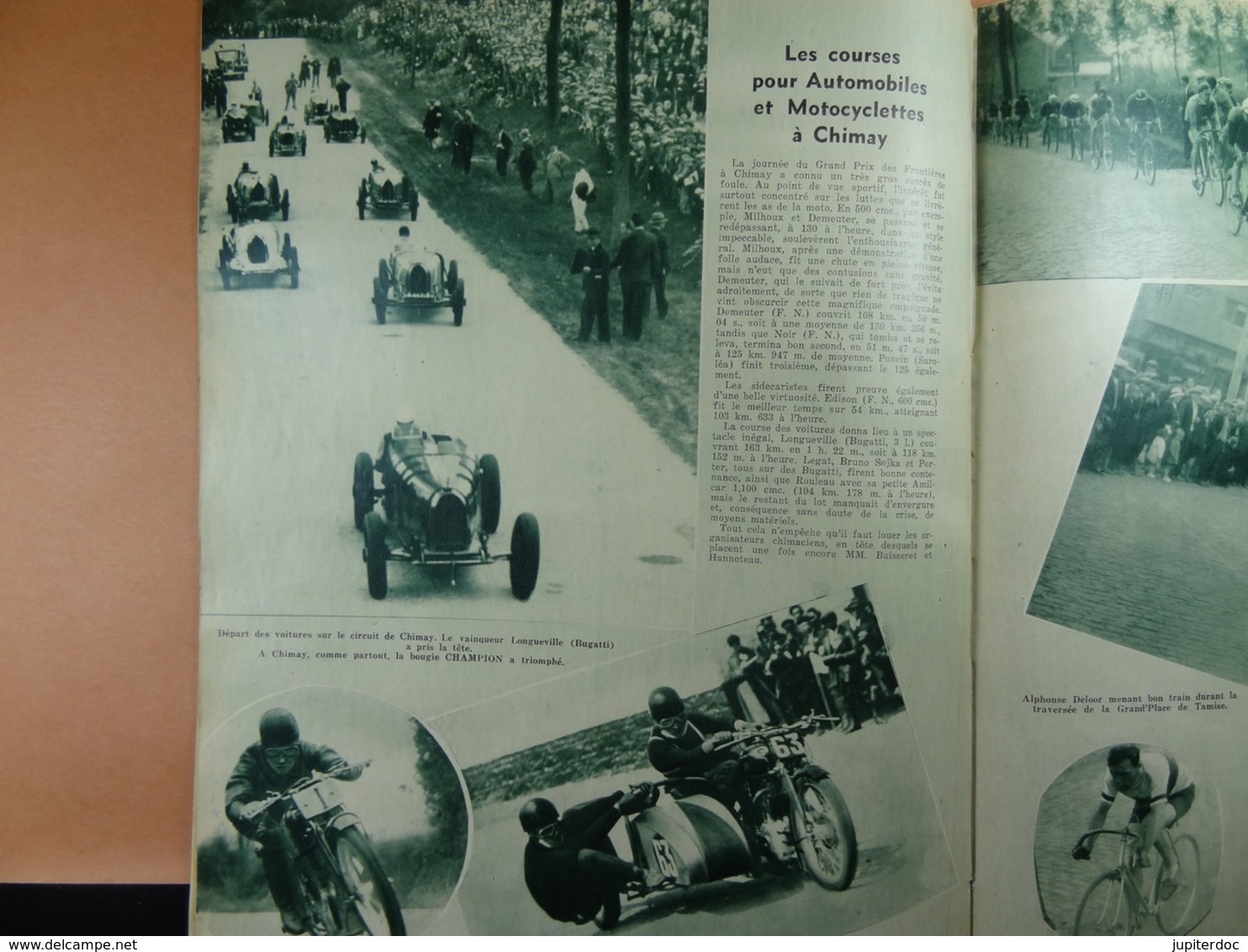 Les Sports Illustrés 1934 N° 684 Spiessens, Tour De France 33,Tour Du Limbourg,Circuit De Chimay,Tour D'Italie - Sport