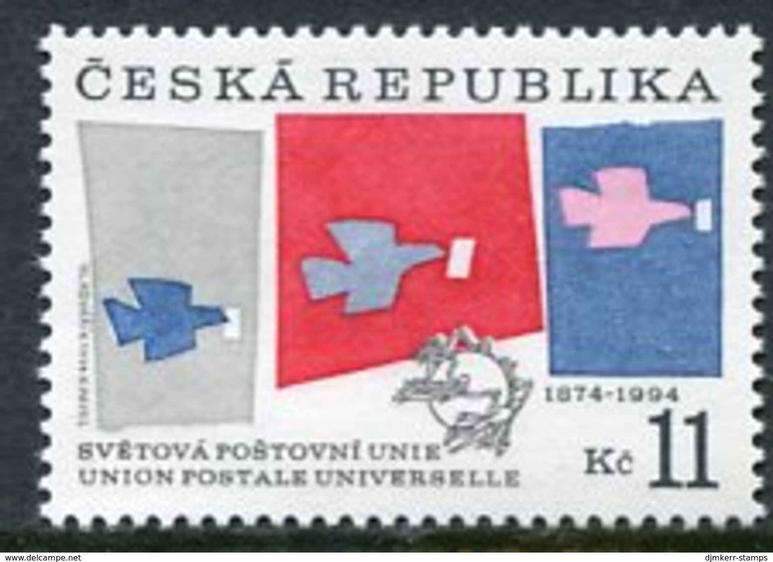 CZECH REPUBLIC 1994 UPU Anniversary MNH / **,  Michel 48 - Ungebraucht