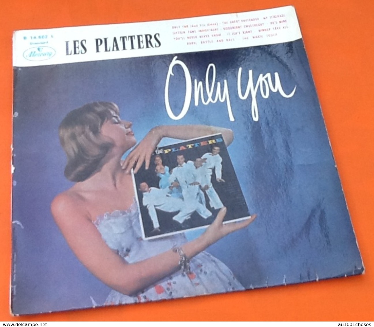 Rare Vinyle 33 Tours   The Platters Only You Année 60 Mercury B.14.502 L Standart - Soul - R&B