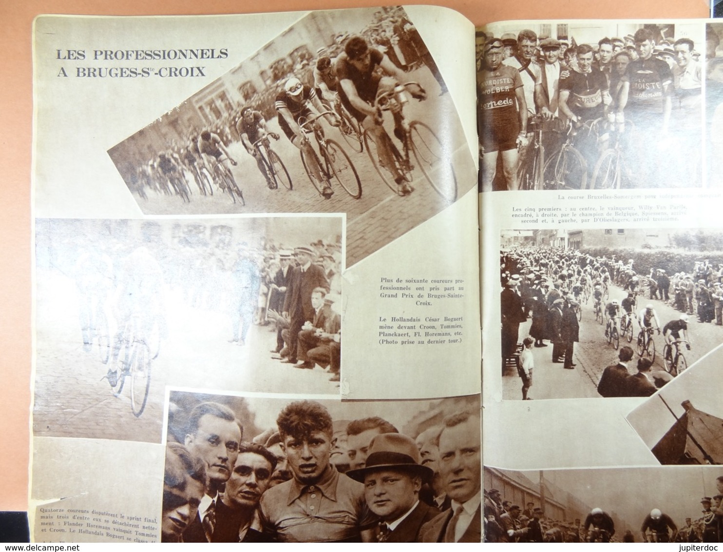 Les Sports Illustrés 1934 N°689 Emile Bruneau Tour De France Schaerbeek Bruges-Ste-Croix Laeken Mont-St-Amand Louviot - Deportes