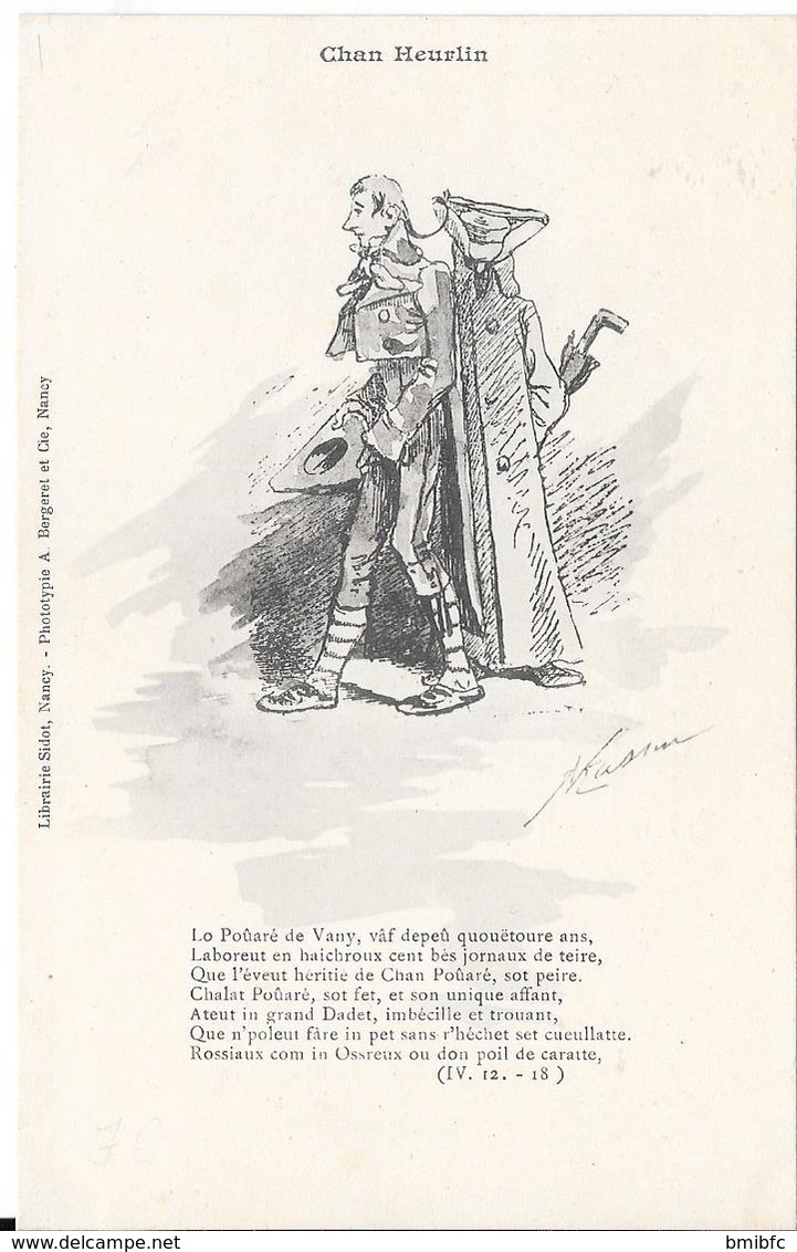 Chan Heurlin (carte Précurseur) Phototypie A. Bergeret - Bergeret
