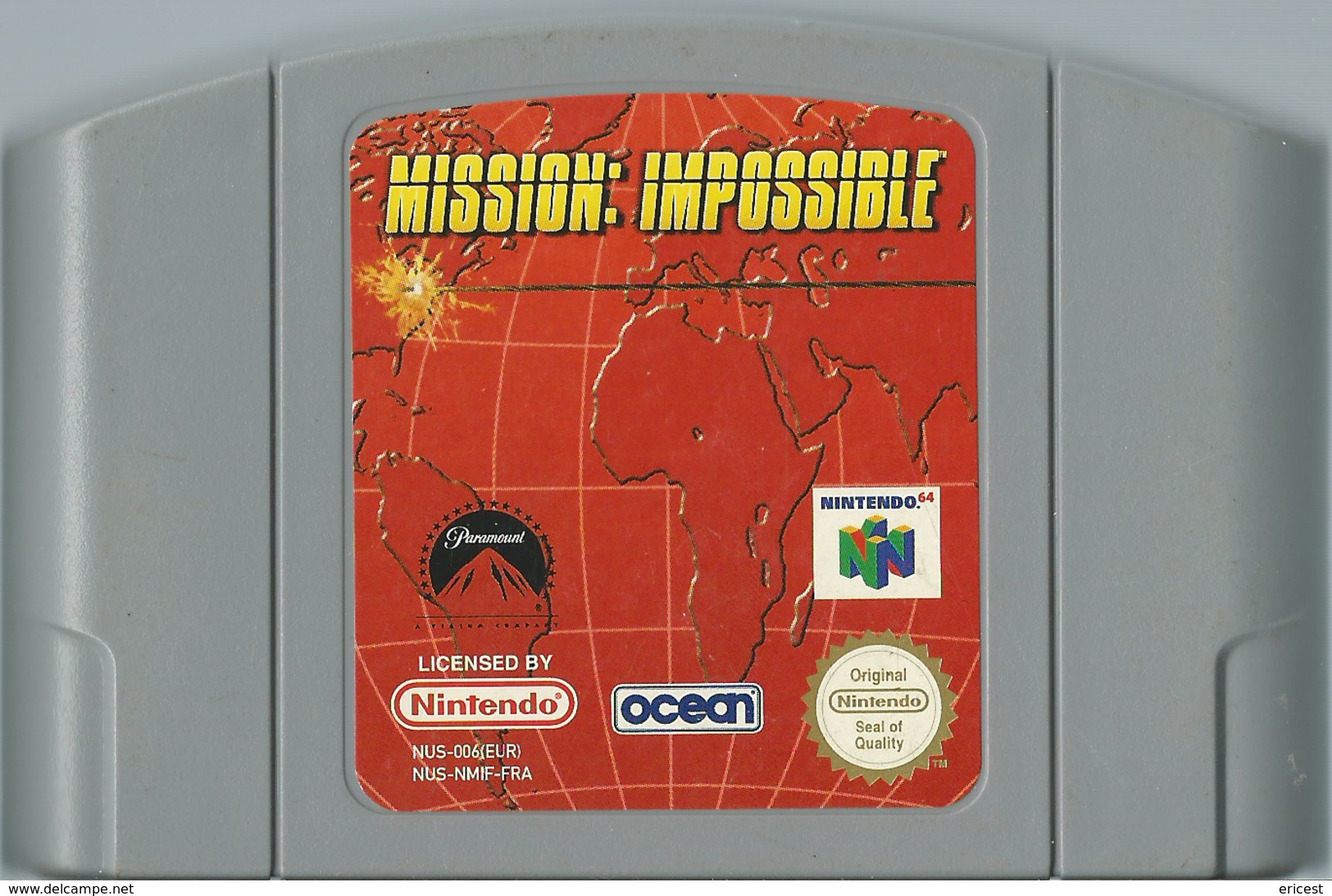 JEU NINTENDO 64 MISSION : IMPOSSIBLE SANS BOITE NI NOTICE - Nintendo 64