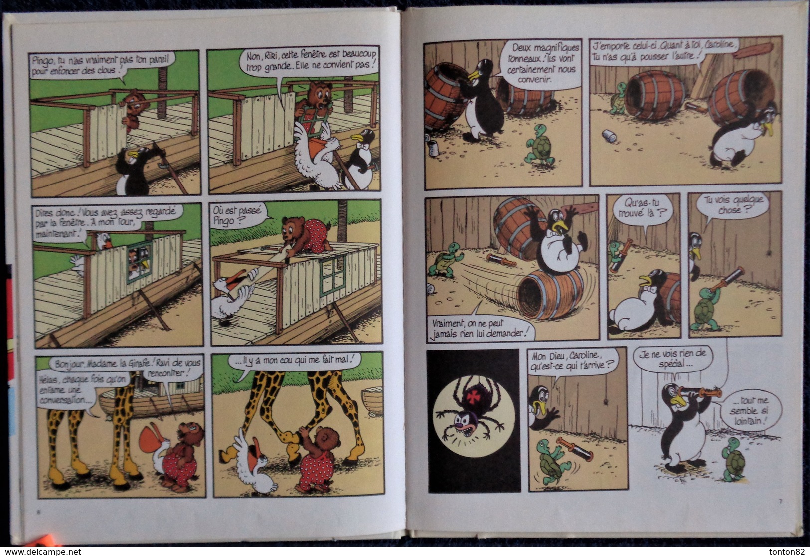 Petzi  N° 2 - Petzi Lève L'ancre - Casterman - ( 1985 ) . - Petzi