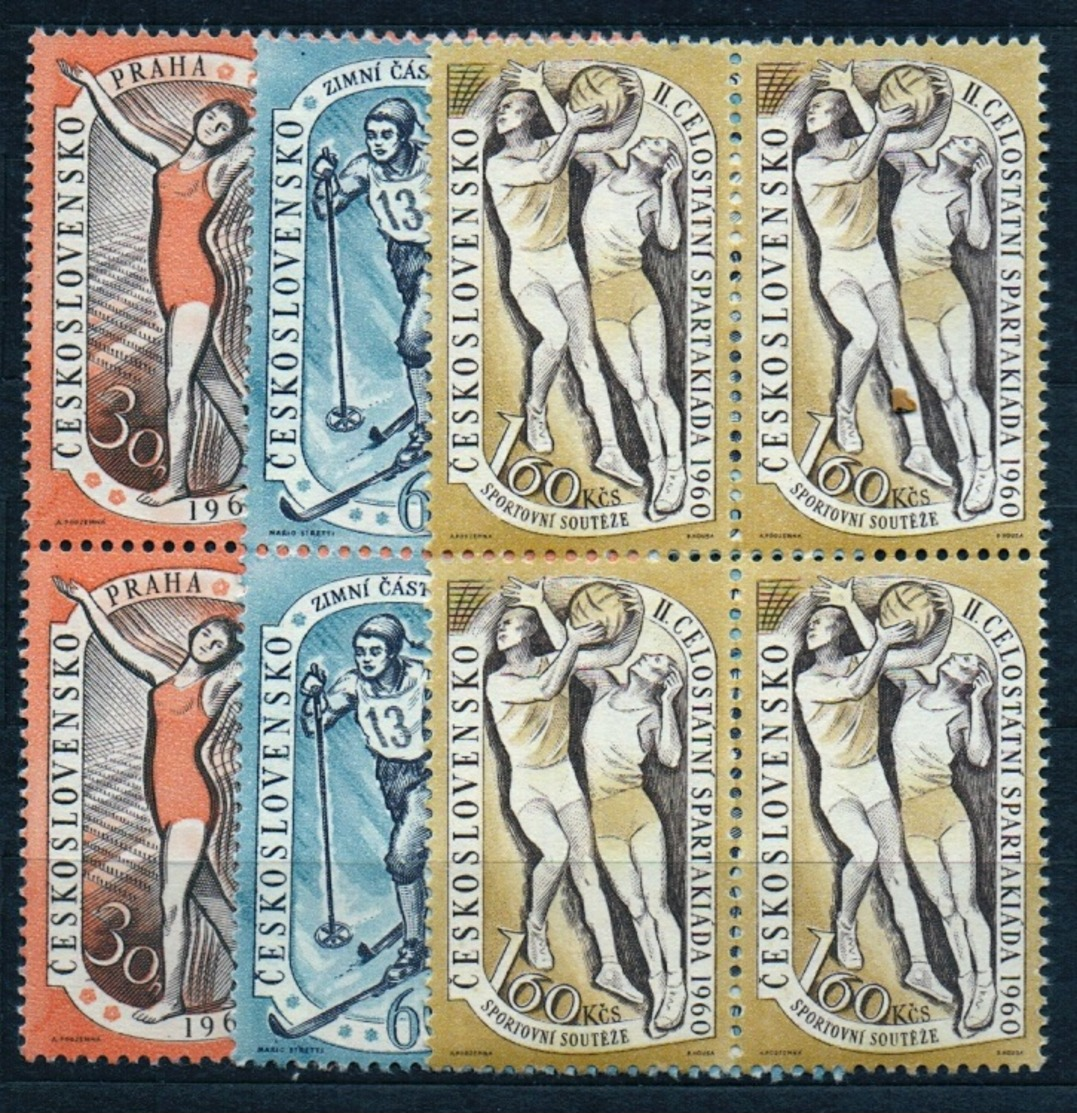 1960 Czechoslovakia MNH - Mi 1176-1178 Yv 1059-1061 ** MNH - Nuevos