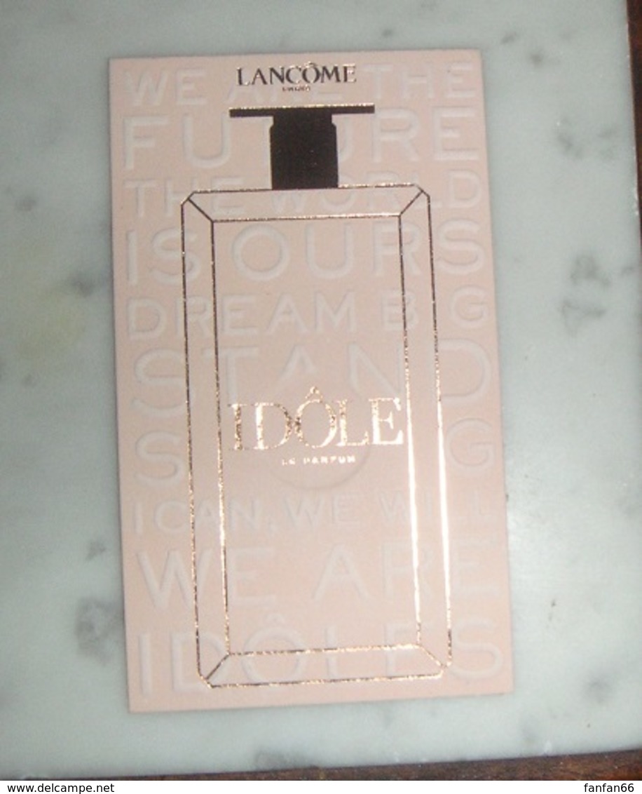 Carte Parfumée Idole De Lancôme - Modernes (à Partir De 1961)