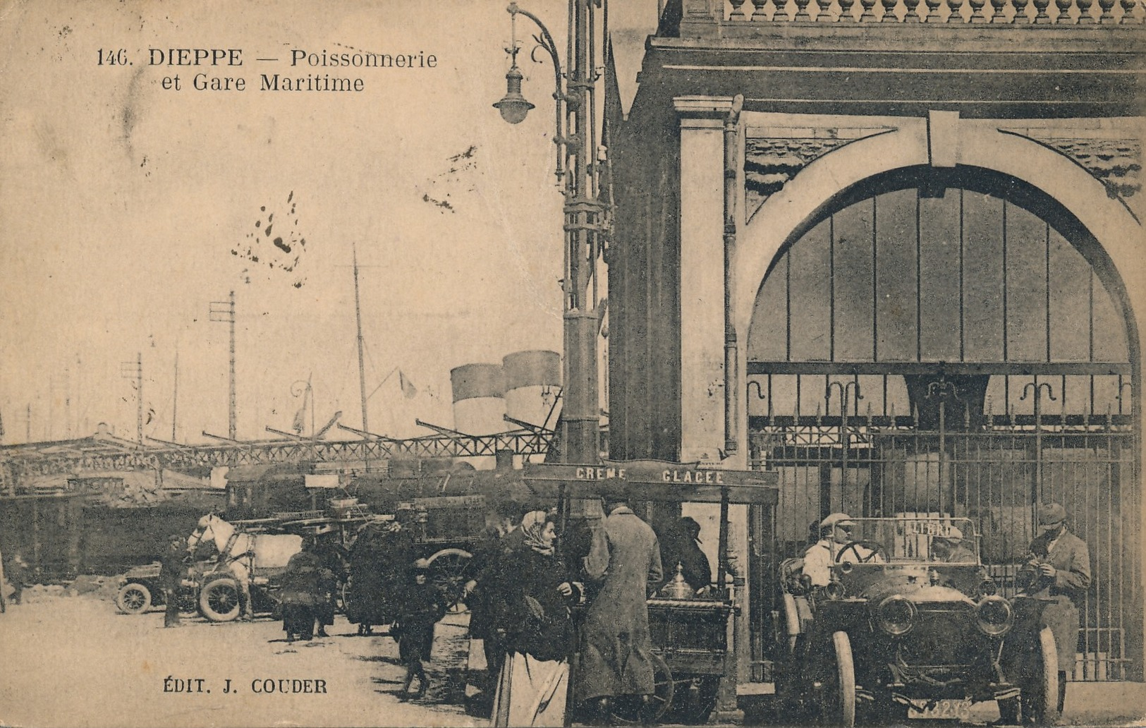 I186 - 76 - DIEPPE - Seine-Maritime - Poissonnerie Et Gare Maritime - Dieppe