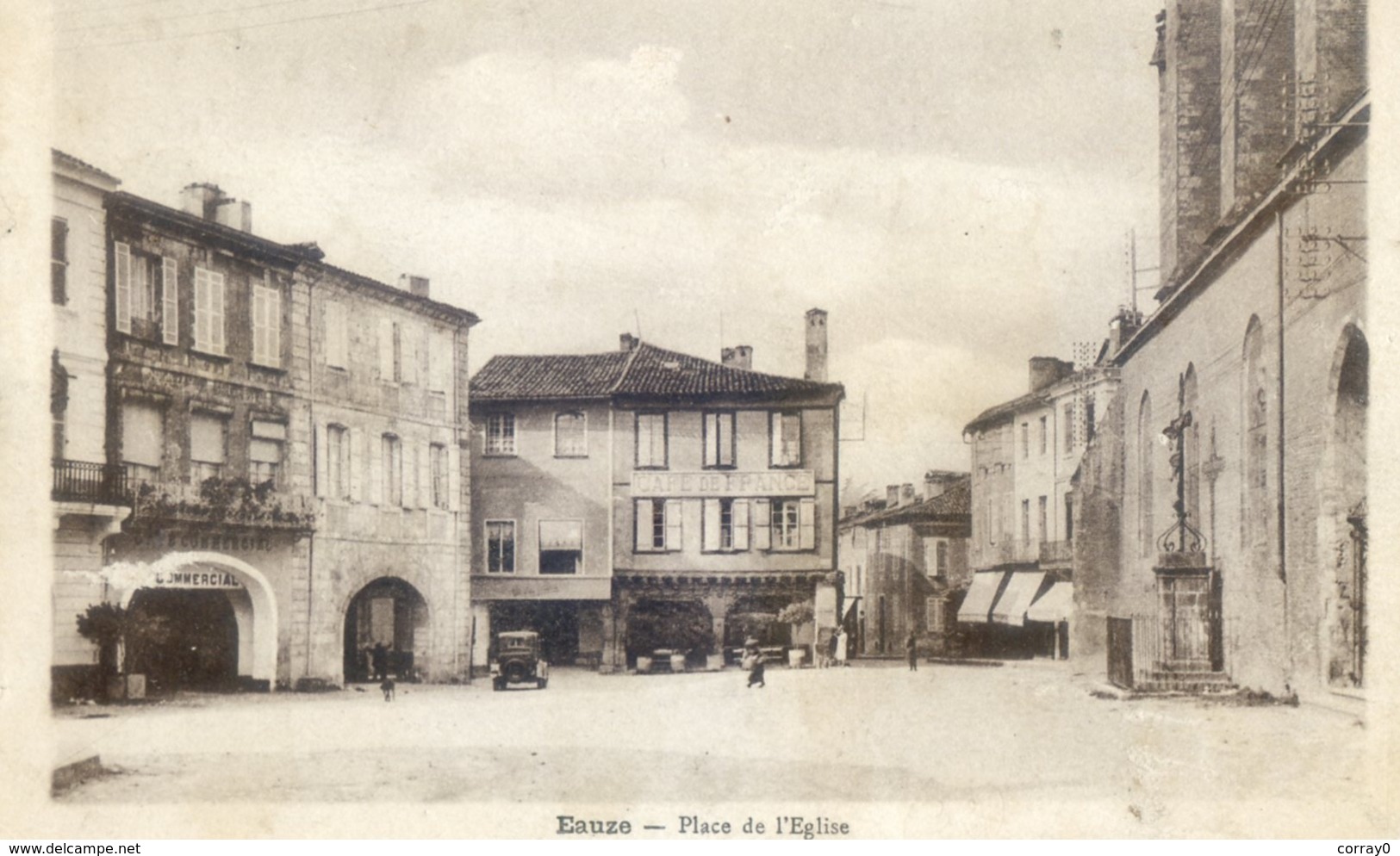 513A.   EAUZE. Place De L'Eglise - Autres & Non Classés