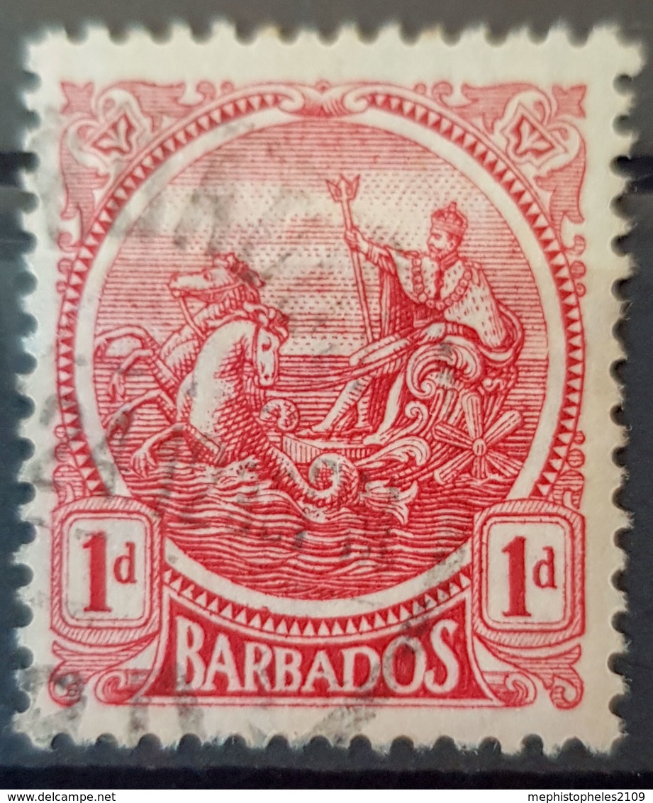 BARBADOS 1921 - Canceled - Sc# 154 - 1d - Barbados (...-1966)