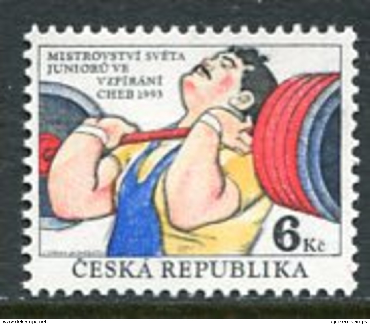 CZECH REPUBLIC 1993 Junior Weightliftine Championship MNH / **,  Michel 8 - Nuovi