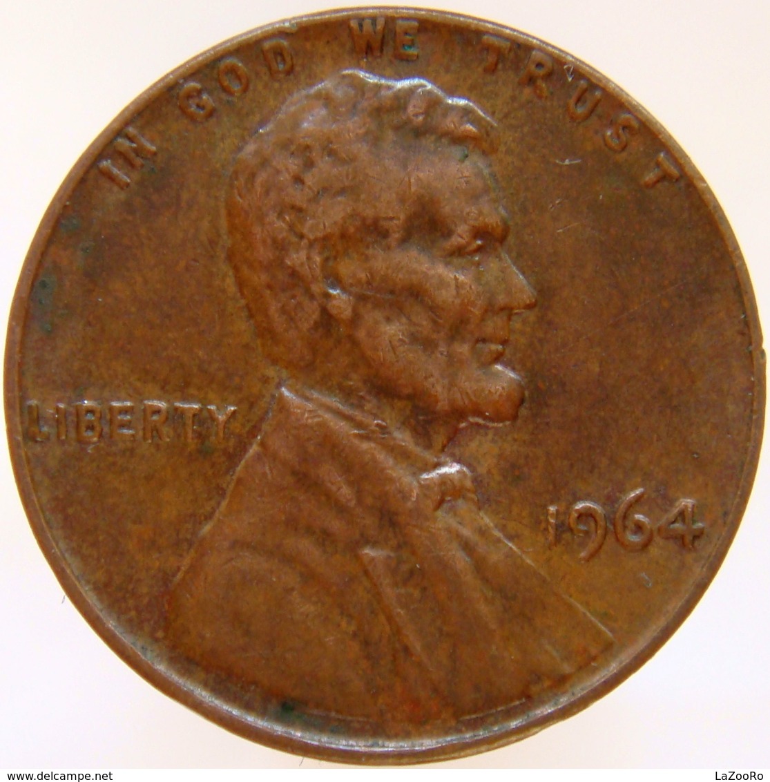 LaZooRo: United States Of America 1 Cent 1964 XF - 1959-…: Lincoln, Memorial Reverse