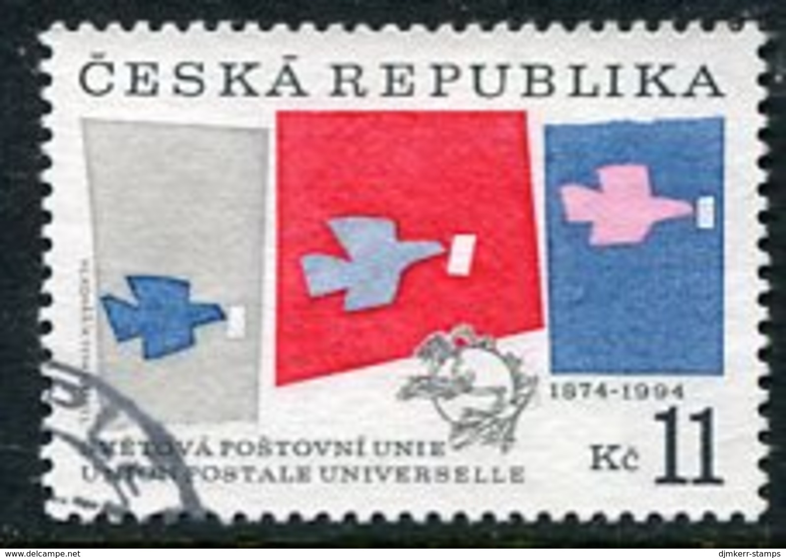 CZECH REPUBLIC 1994 UPU Anniversary Used,  Michel 48 - Gebraucht