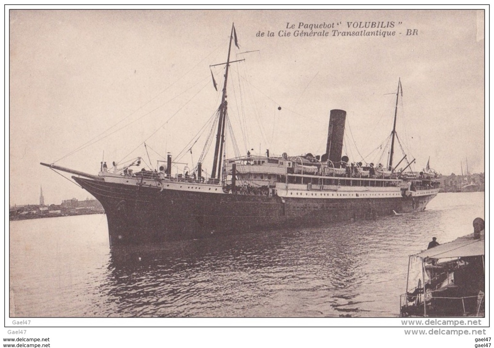 Cpa Réf-JP-Vv-37 (  Le Paquebot  "" VOLUBILIS ""   ) De La Cie Générale Transatlantique - Dampfer