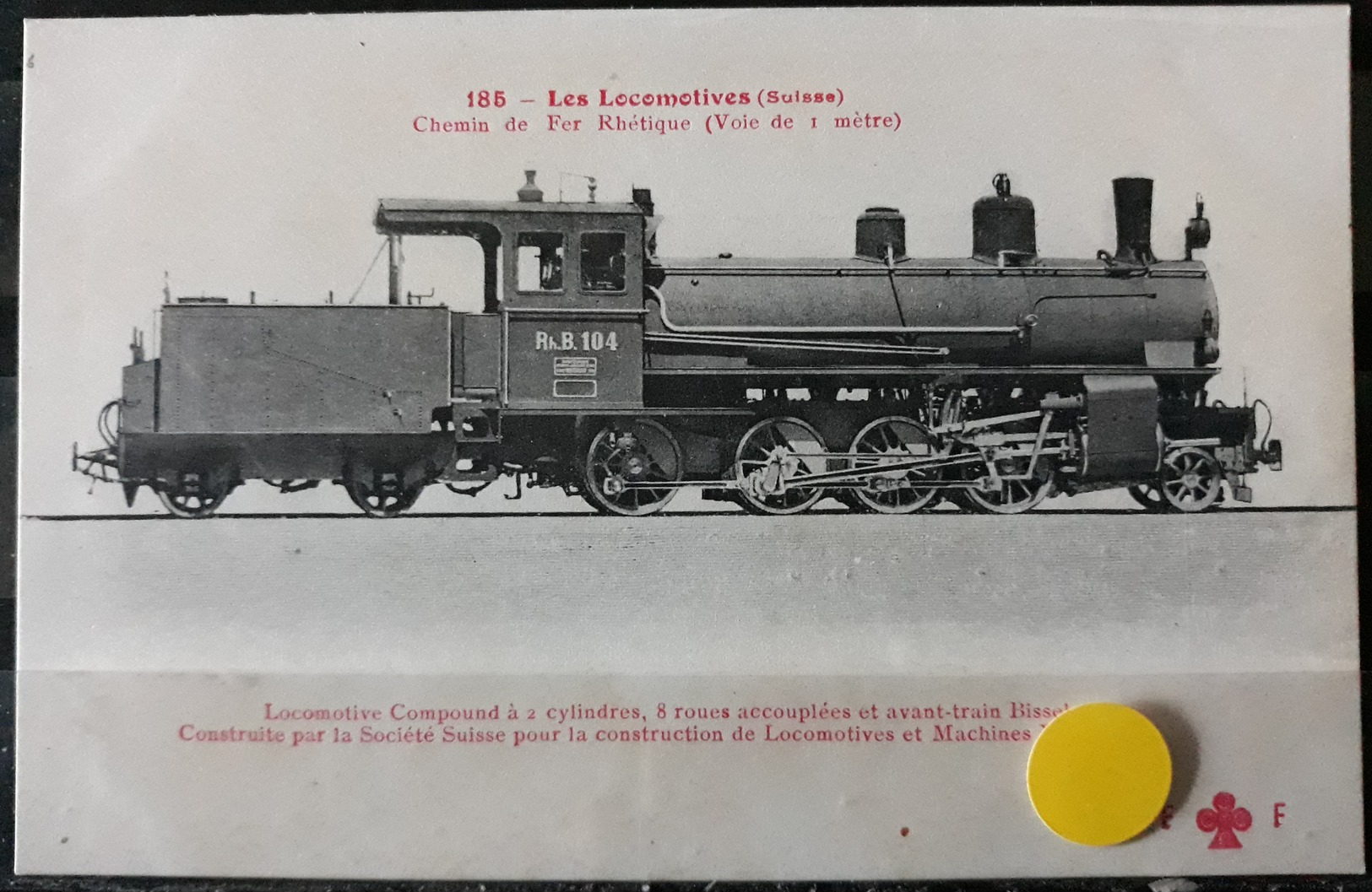 N°15) LES LOCOMOTIVES -(SUISSE) N° 110 - Trains