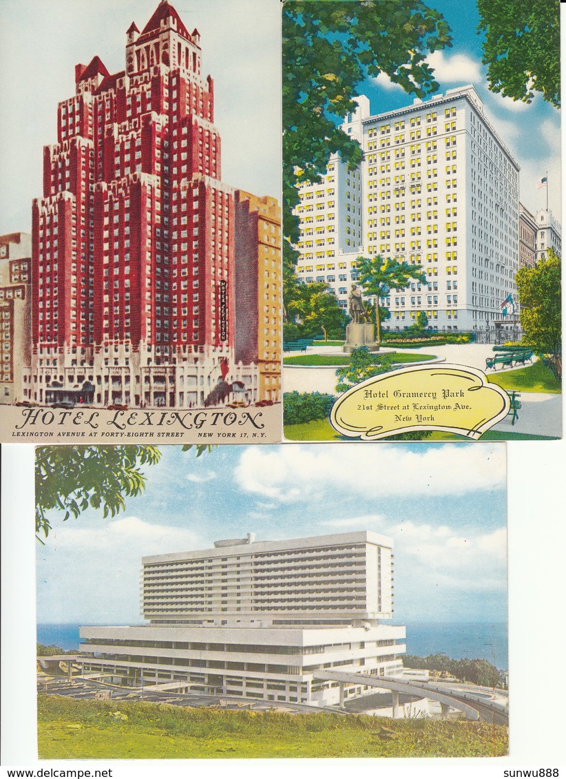 Lot Of 10 Postcards Hotel Hôtel Of The World : See Scans... - Other & Unclassified