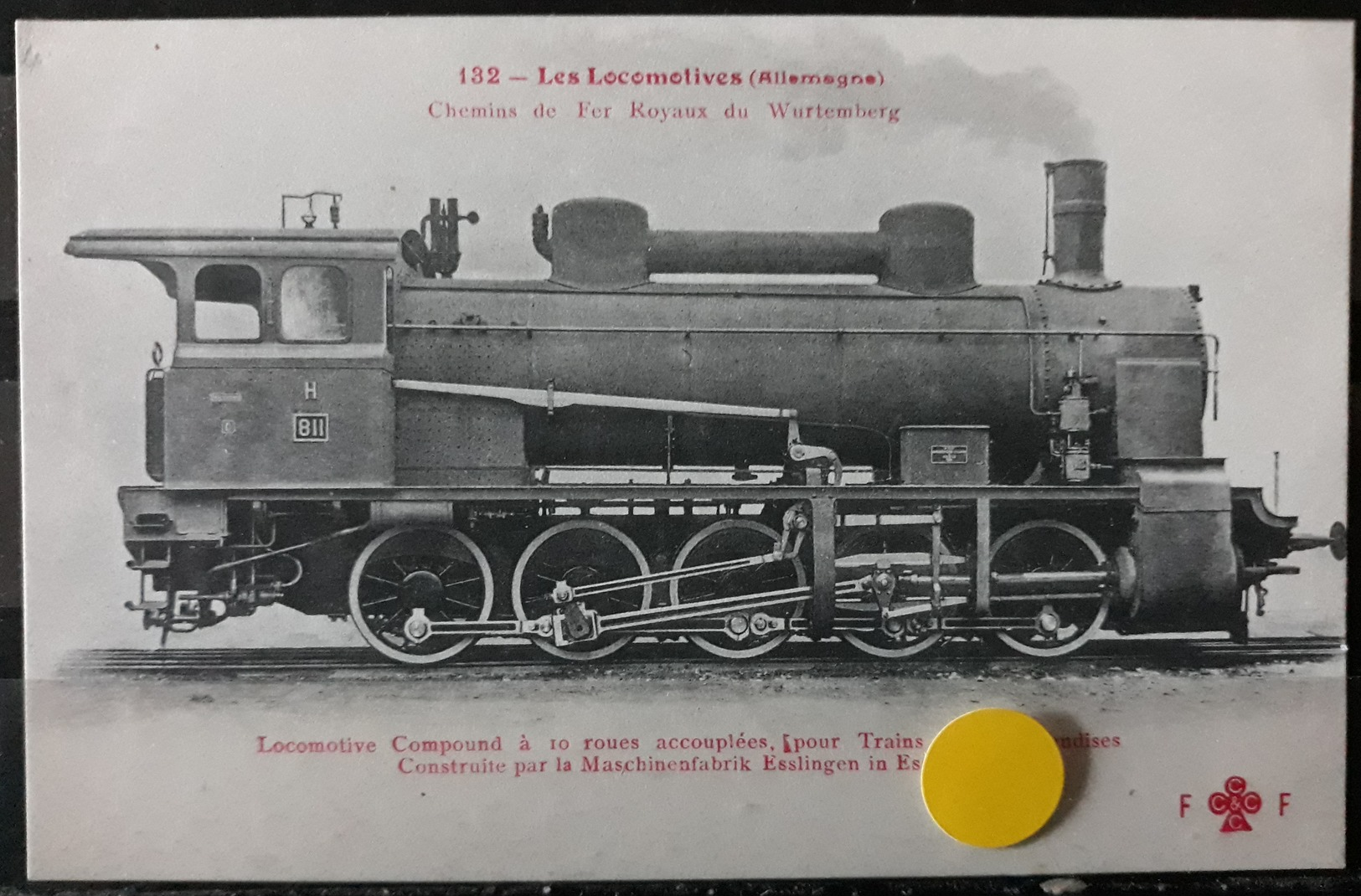 N°27) LES LOCOMOTIVES -(ALLEMAGNE) N° 132 - Trains