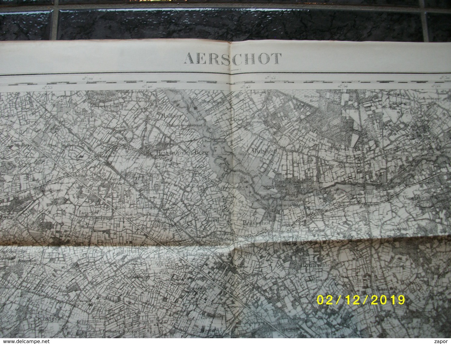 Topografische / Stafkaart Van Aarschot (Beersel Booischot Veerle Testelt Werchter Rotselaar Wespelaar) - Cartes Topographiques