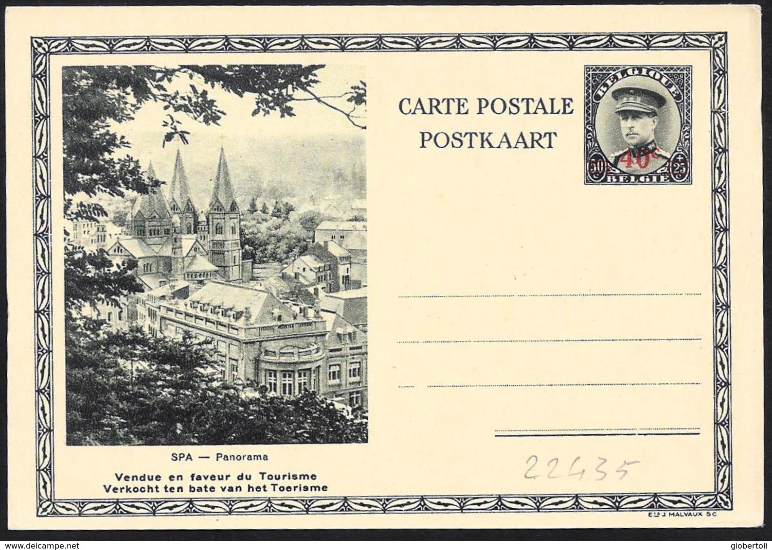 Belgio/Belgium/Belgique: Intero, Stationery, Entier, Spa, Città Termale, Spa Town, Ville Thermale - Termalismo