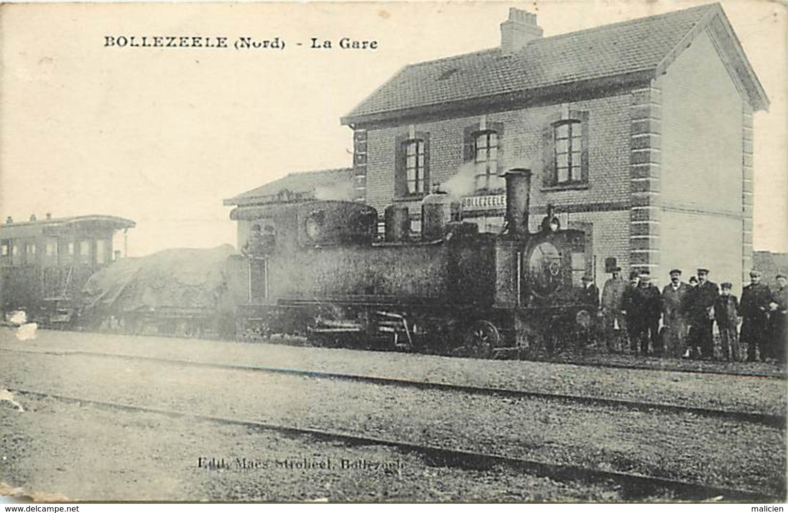 Dpts Div.-ref-AP12- Nord - Dollezeele - La Gare - Gares - Plan Train - Trains - Ligne De Chemin De Fer - Voir Etat - - Altri & Non Classificati