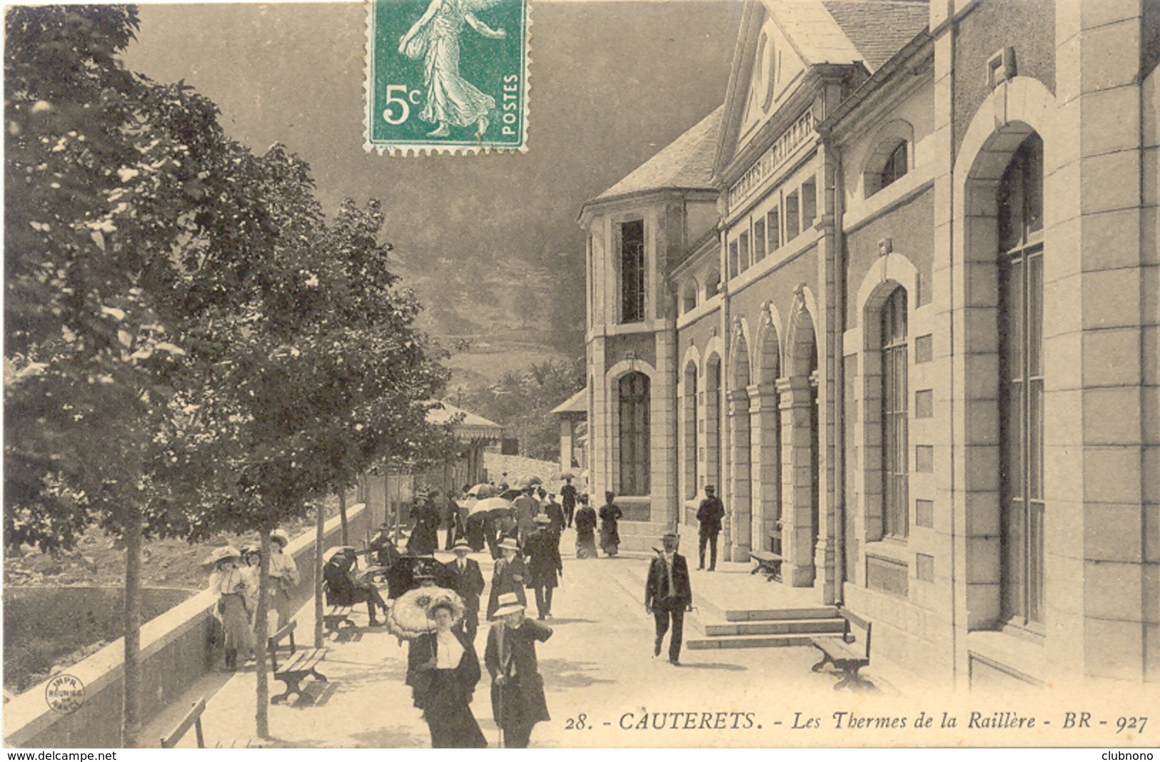 CPA - CAUTERETS - LES THERMES DE LA RAILLERE - Cauterets