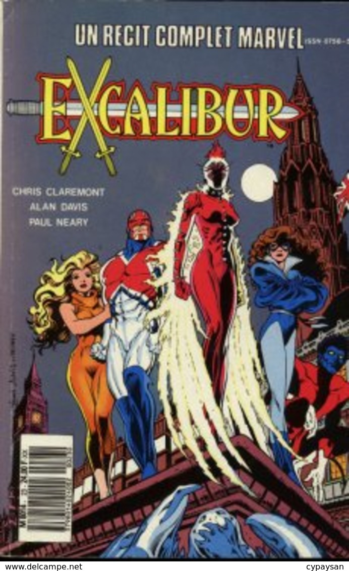 RECIT COMPLET MARVEL RCM T 23 BE SEMIC 08/1989 Excalibur (BI3) - Lug & Semic