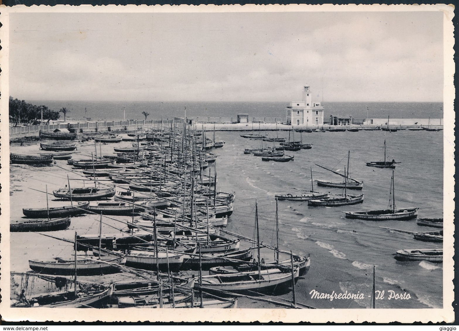 °°° 14635 - MANFREDONIA - IL PORTO (FG) 1957 °°° - Manfredonia