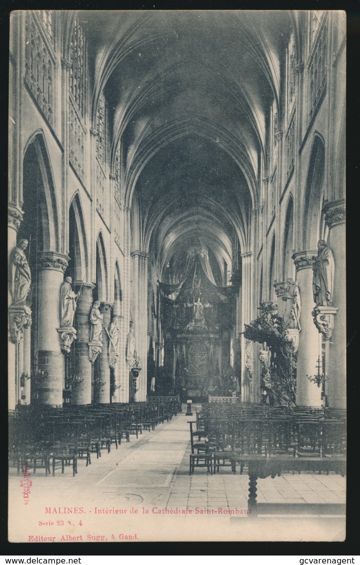 MECHELEN  INTERIEUR DE LA CATHEDRALE SAINT ROMBAUT    -   A.SUGG 23 N / 4 - Malines