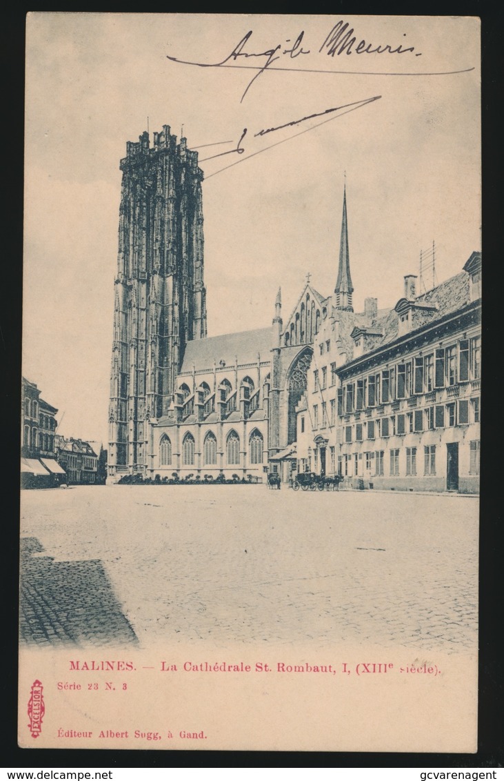 MECHELEN  LA CATHEDRALE ST.ROMBAUT   -   A.SUGG 23 N / 3 - Malines