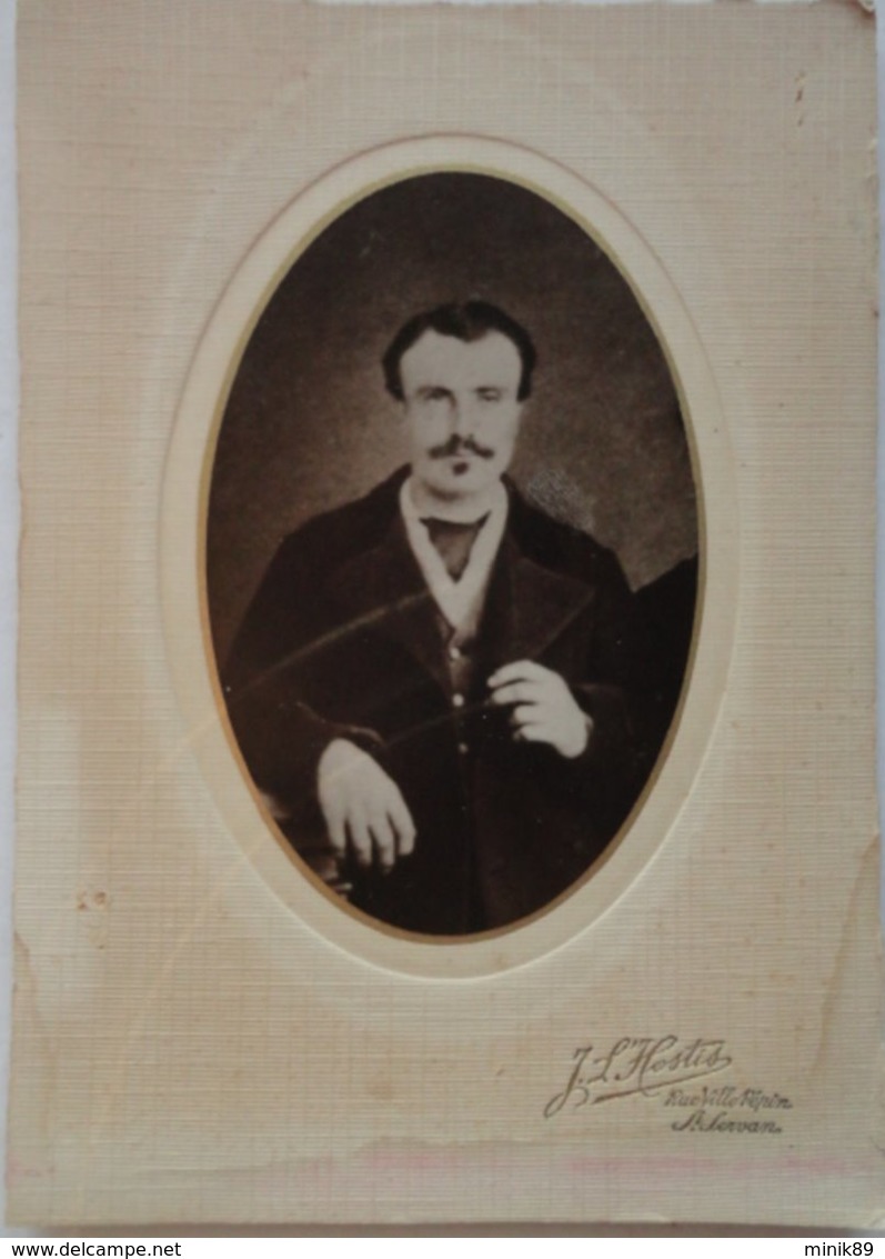 PHOTO BRETAGNE ILLE ET VILAINE "homme " PHOTOGRAPHIE J. L'HOSTIS SAINT SERVAN / SAINT MALO - Old (before 1900)