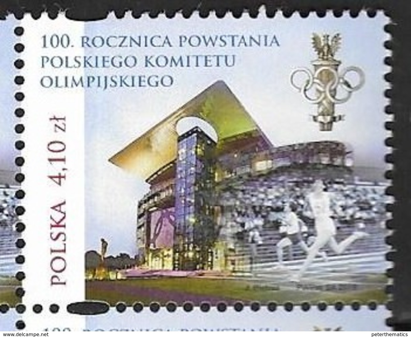 POLAND, 2019, MNH, OLYMPIC GAMES, POLAND OLYMPIC COMMITTEE, 1v - Altri & Non Classificati
