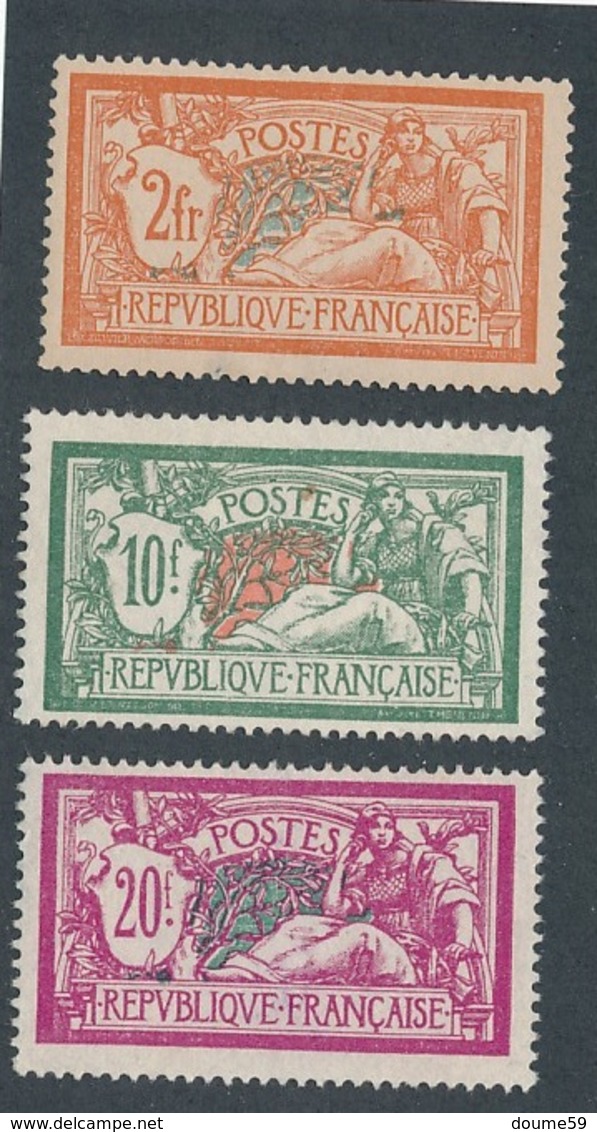 DE-68 FRANCE: Lot Avec  N°146-207-208  NSG - 1900-27 Merson