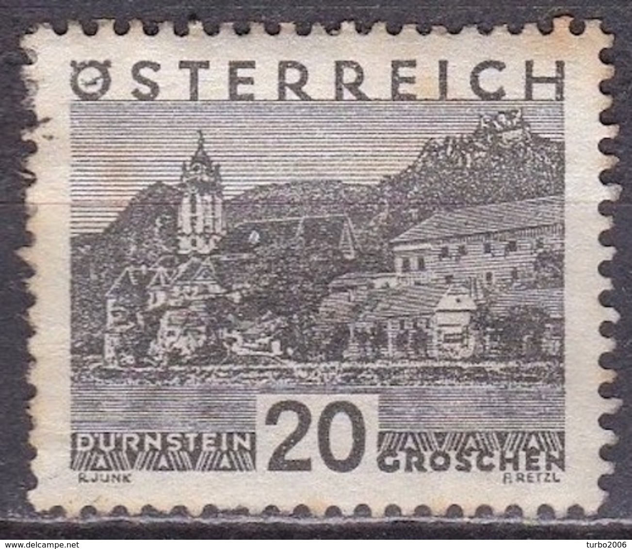 Osterreich / Austria 1929 Dürnstein 20 G Grau Mi 503 Mit Falz - Ongebruikt