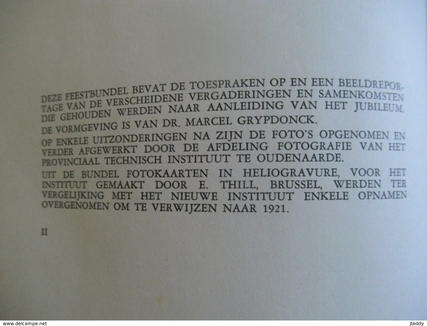 FEEST BUNDEL  PROVINCIAAL INSTITUUT   VOOR   VERPLEEGKUNDE  1971   GENT - Historische Documenten