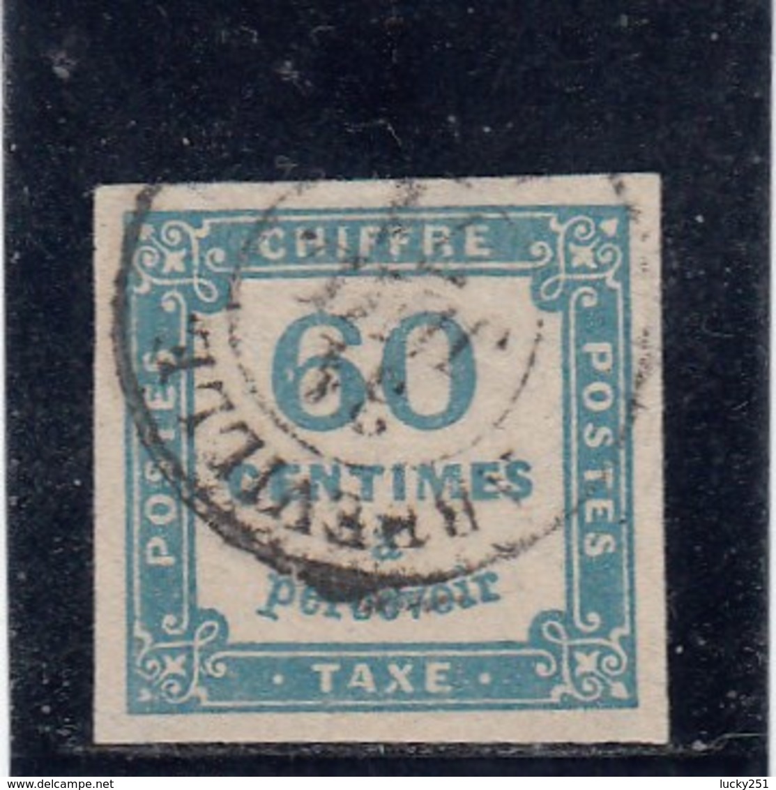 France - 1871-78 - Taxes - N°YT 9 - Oblitéré - 1859-1959 Oblitérés