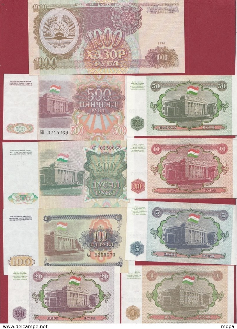 Tadjikistan  9 Billets ---UNC - Tadzjikistan