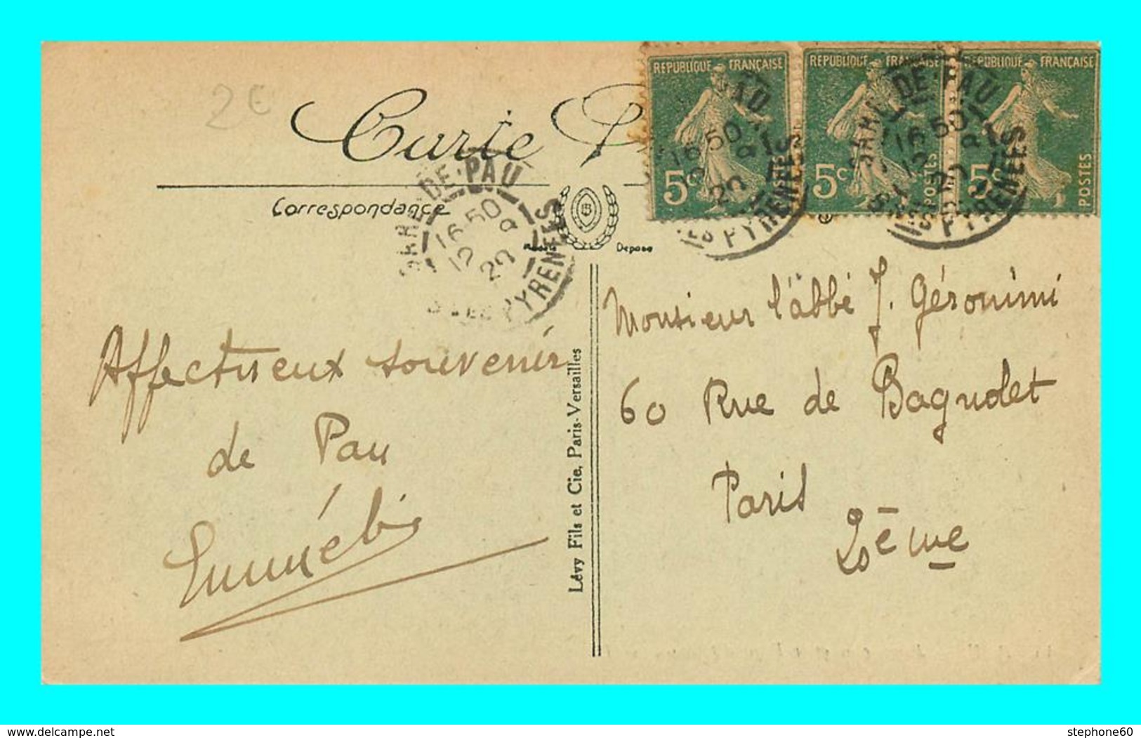 1lo - 024   Lot 50 CPA / CPSM format CPA PAU ( Dep 64 )