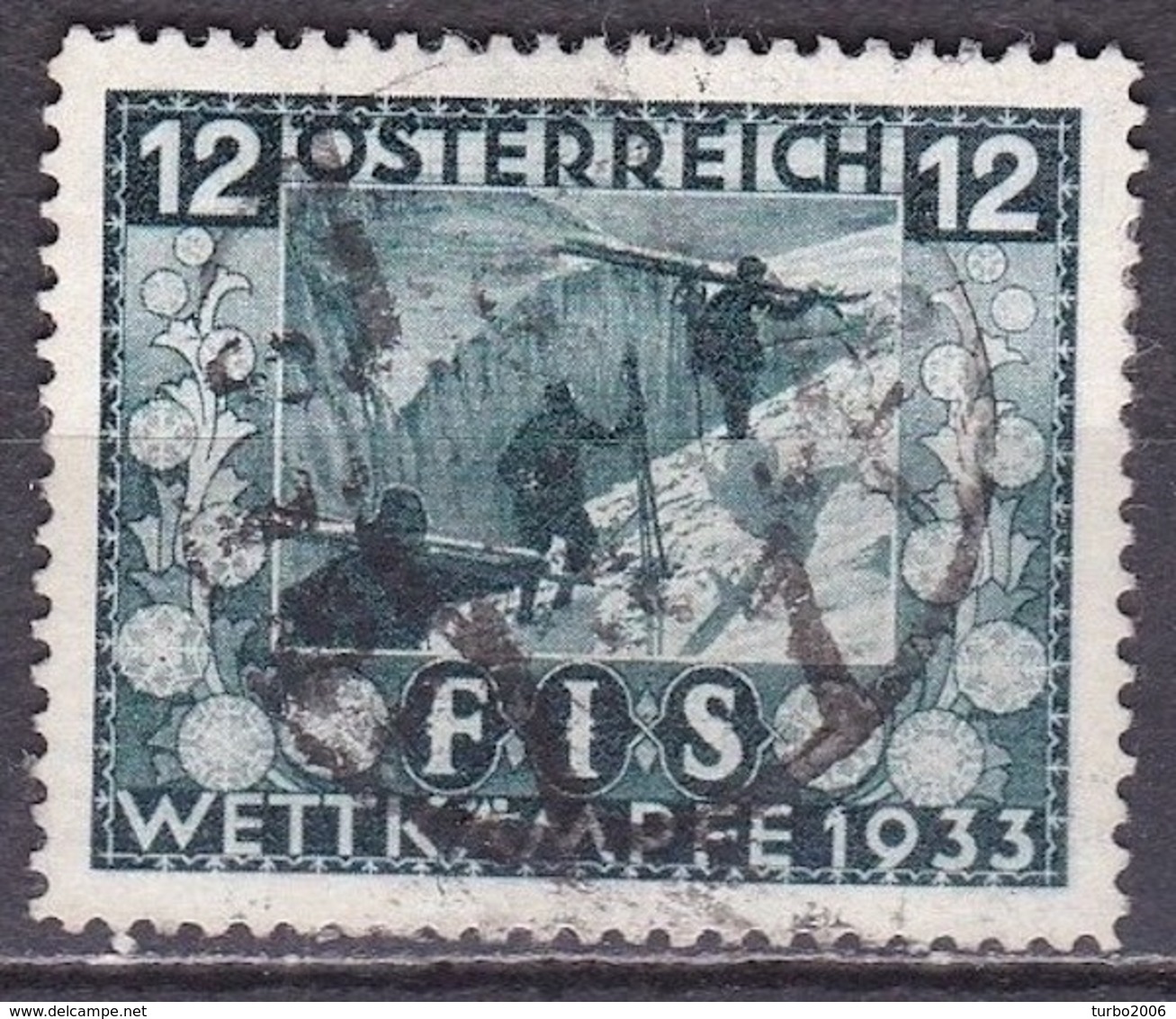 Osterreich / Austria 1933 Jugendwohlfahrt FIS- Wettkämpfe In Insbruck 12 + 12 G  Mi 551 - Gebraucht