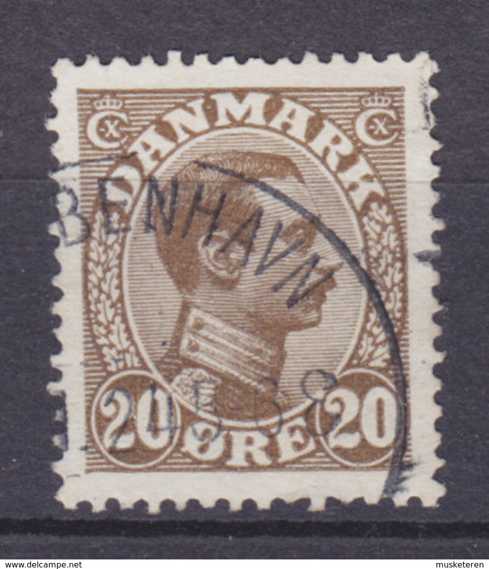 Denmark 1921 Mi. 121    20 Øre König King Christian X. - Usati