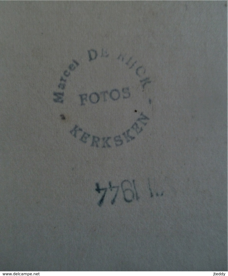 Oude Foto Postkaart  1944  Door  Marcel  De  RIJCK   KERKSKEN - Personnes Identifiées