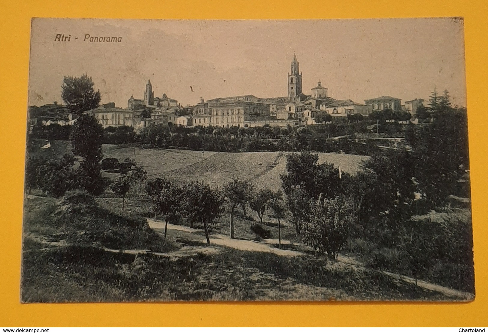 Cartolina Atri - Panorama - 1928 - Teramo