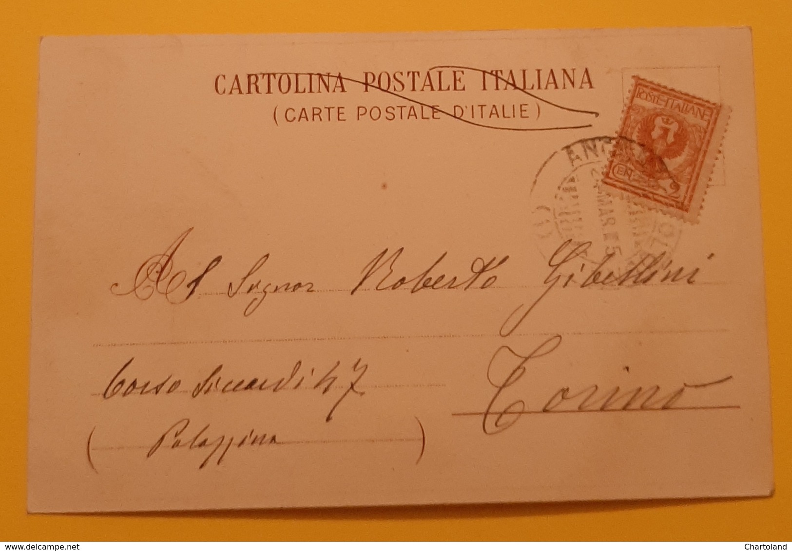 Cartolina Medagliere Nazionale Italiano - Ordini Equestri - 1900 - Non Classificati