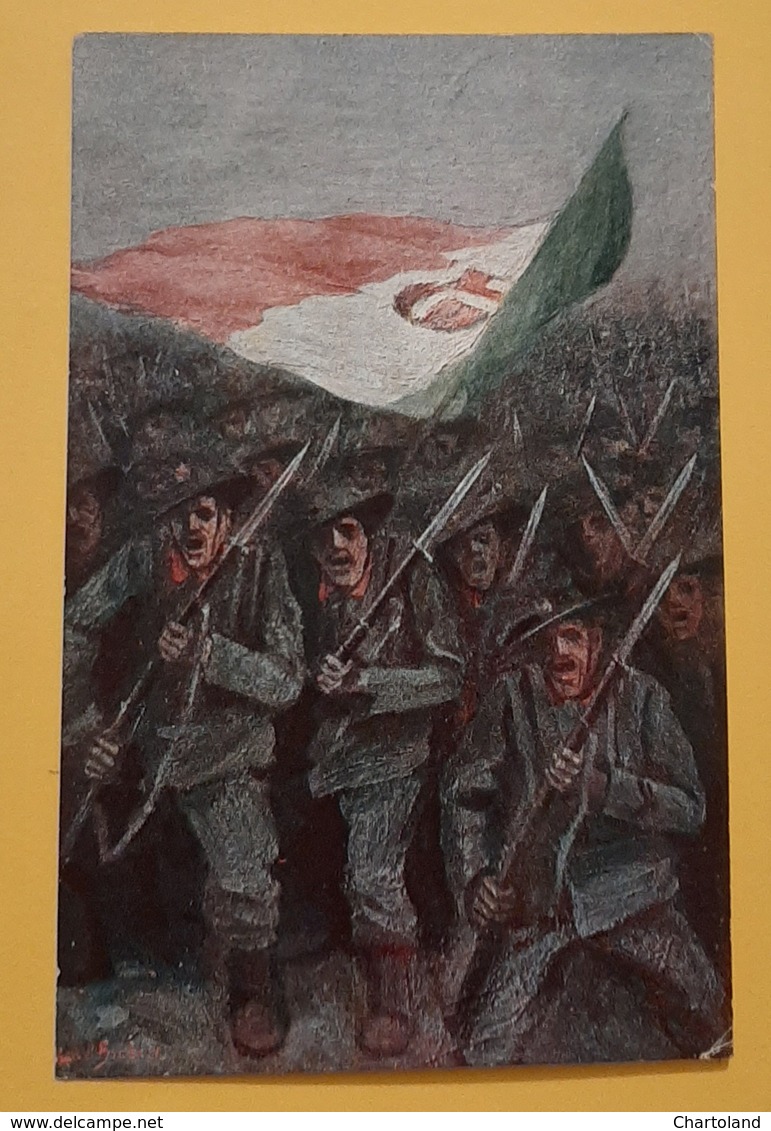 Cartolina L. Del Giudice - L'assalto - 1906 - Non Classificati