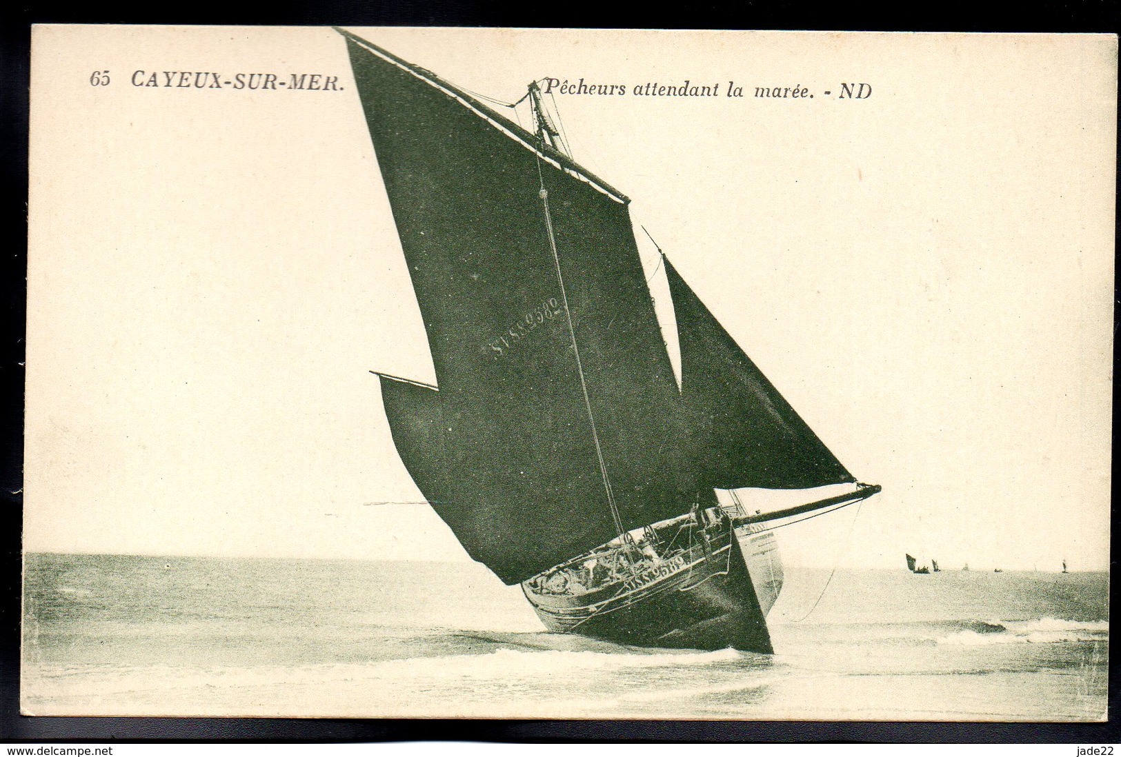 CAYEUX SUR MER 80 - Pêcheurs Attendant La Marée - #B303 - Cayeux Sur Mer