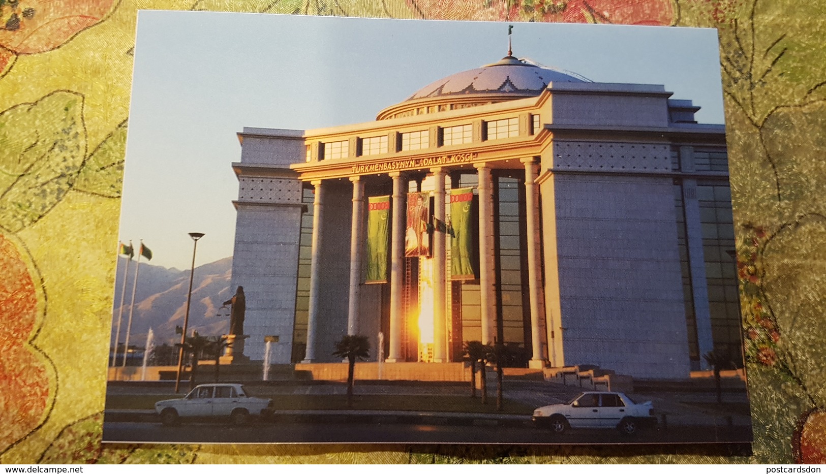 Turkmenistan. Ashgabat / Ashkhabad. Justice Palace. Modern Postcard 2000s - Turkmenistan